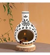 MOUGIGI Handcrafted Palo Santo Holder Ceramic Incense Burner - Compact Size for Meditation Space ...