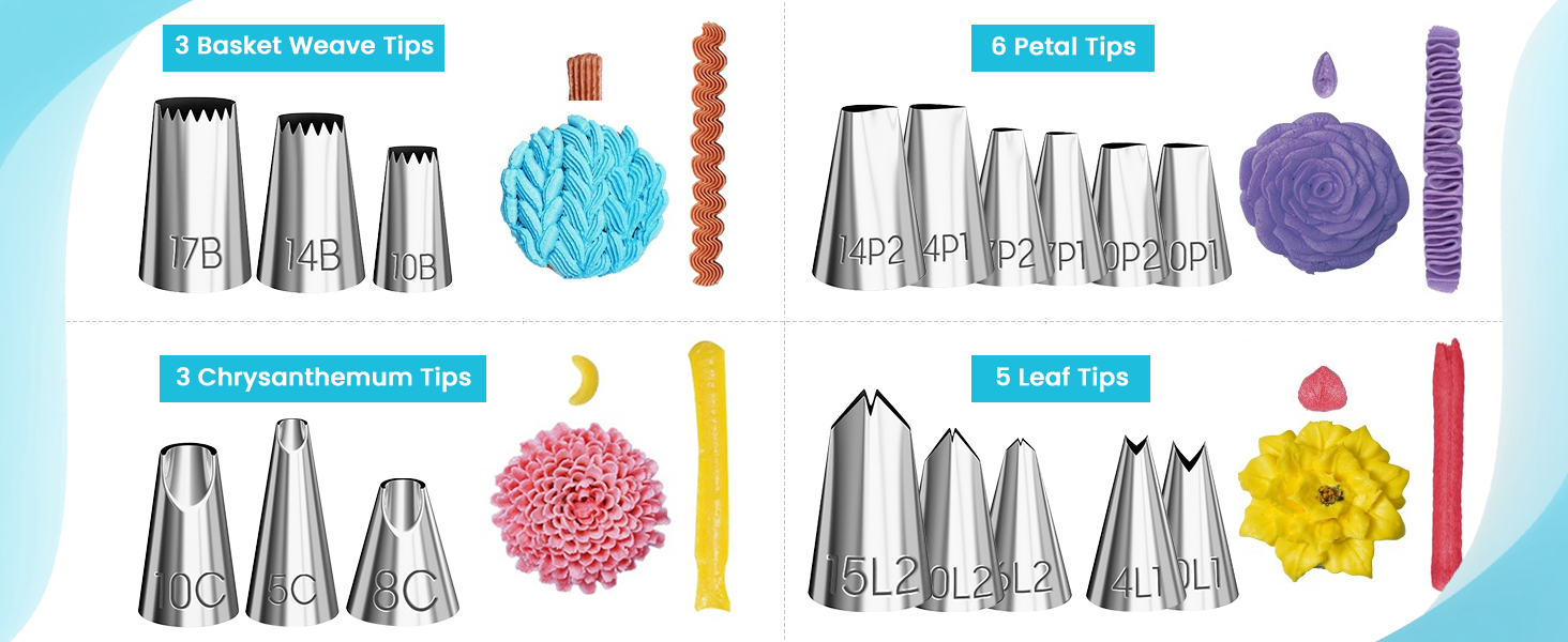 filling nozzles cutters clips ties gadgets accessories dullas para decorar pasteles