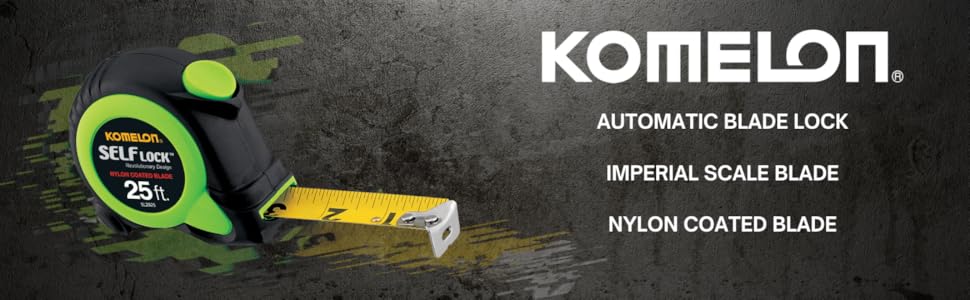 komelon, komelon tools, hand tools, tools, measure tape, tape measure, komelon tape measure