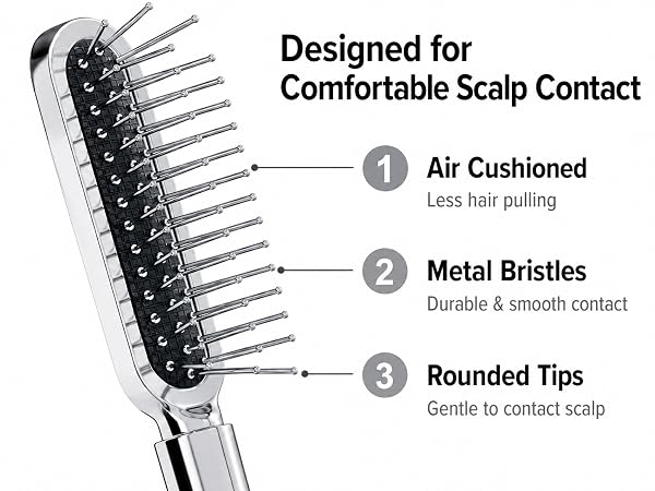 vibrating hair brush