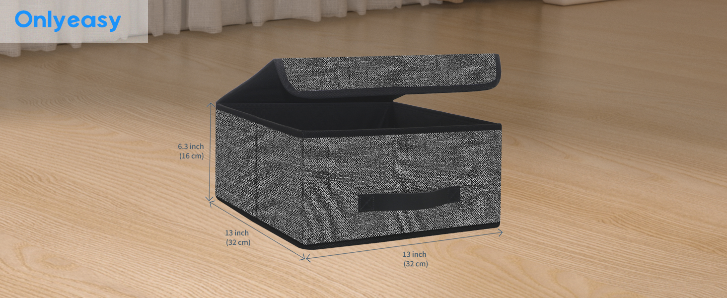 storage bins with lids
