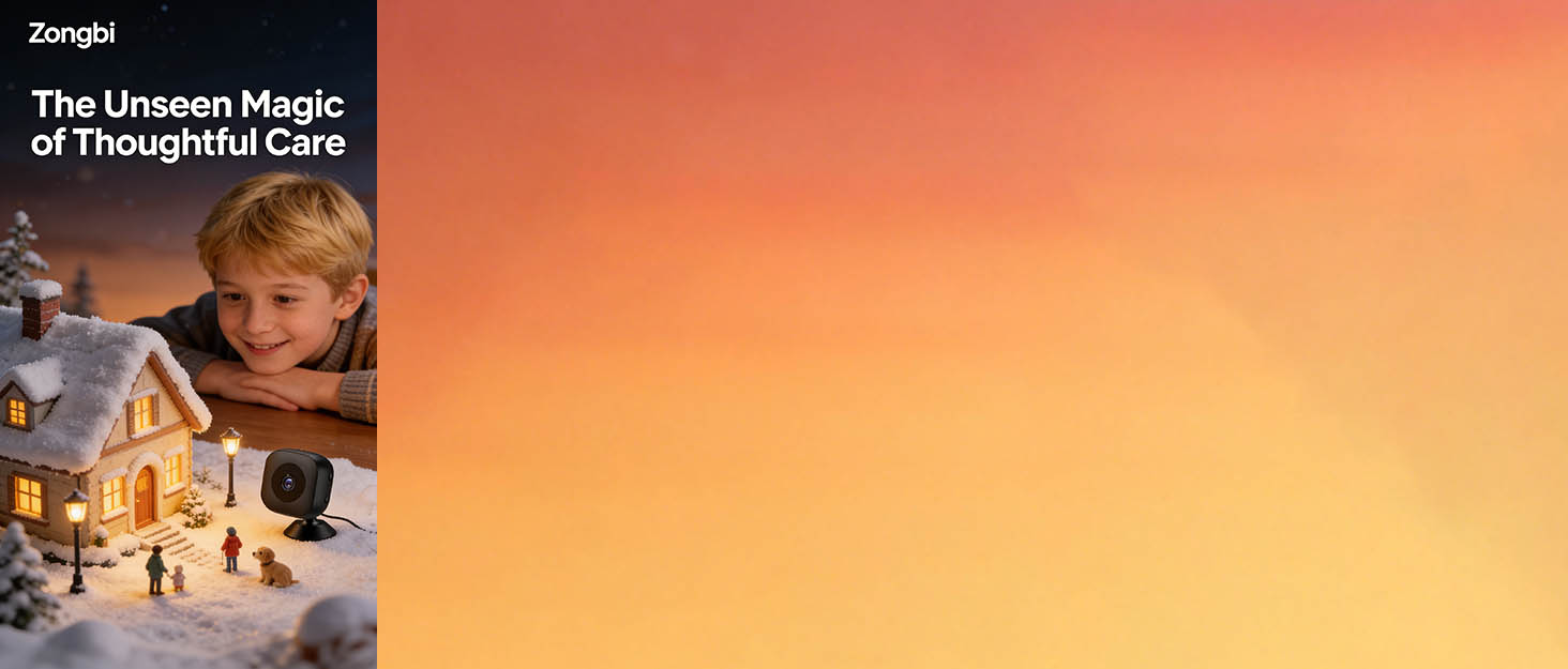 Security Camera,Indoor Mini Camera with HD Resolution, WiFi Wireless