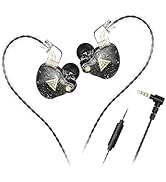 Yeabomy Wired Gaming Earbuds, QKZ AK6 PRO in Ear Monitors, Deep Bass Sound Wired Earbuds, HiFi in...