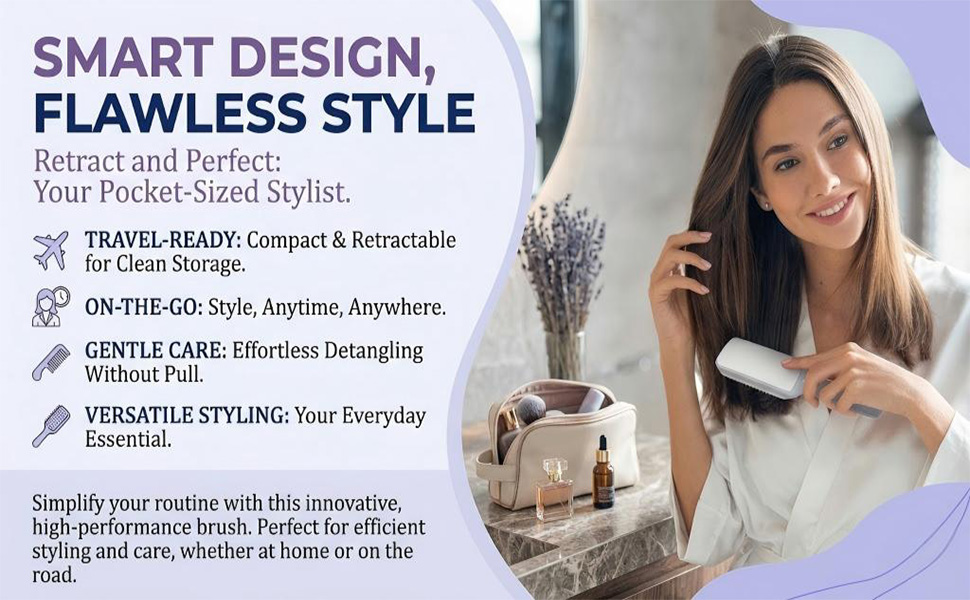 Self Cleaning Hair Brush