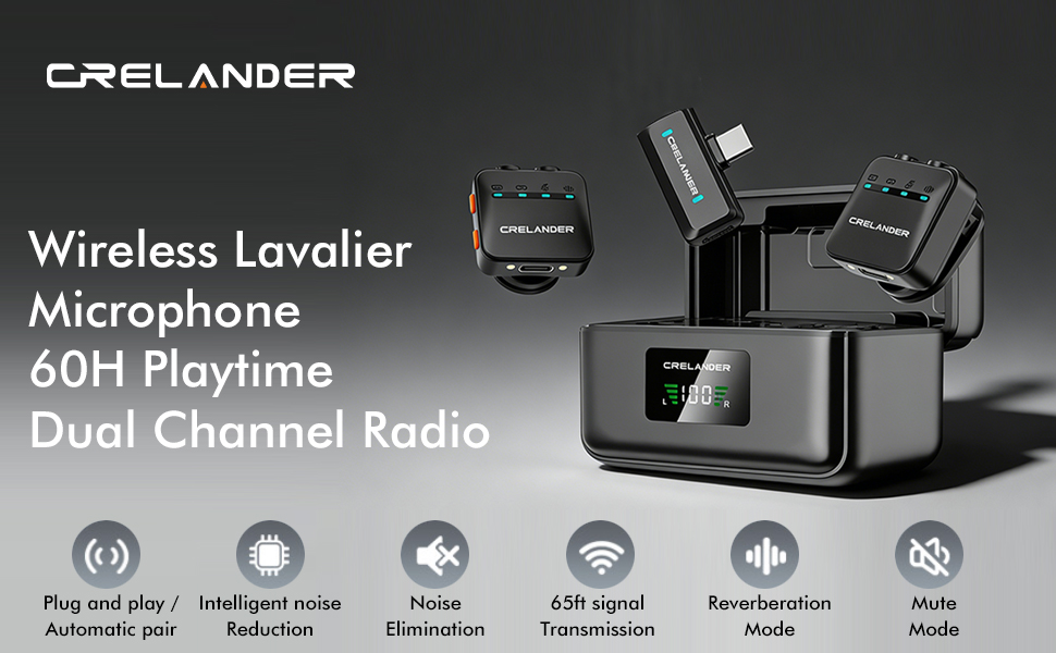 Mini Wireless Lavalier Microphone