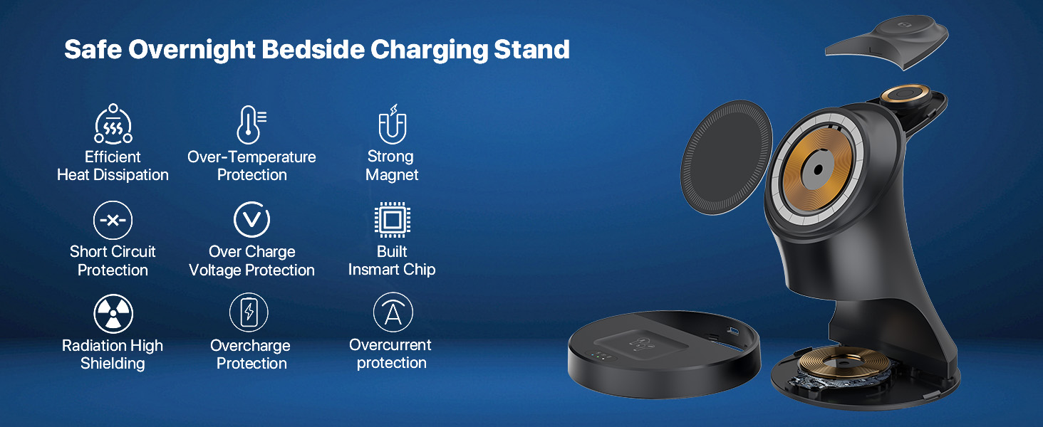Safe Overnight Beside Charging Stand