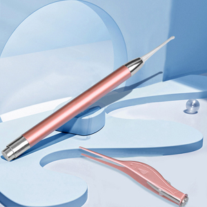 senlmler ear spoon scoop scooper scraper spade picking luminous ear wax vacuum otoscope with lighted