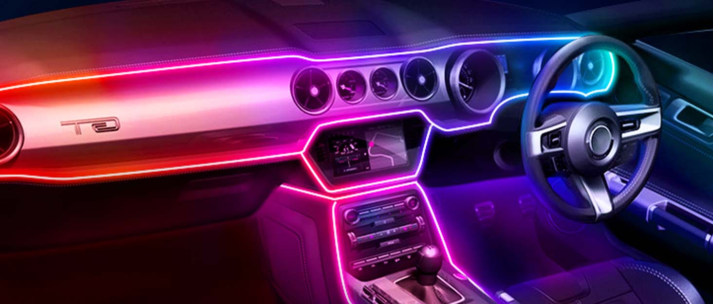 Car led light interior