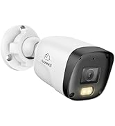 SANNCE 2K 3MP Super HD PoE Bullet Security Camera - Clear Full Color Night Vision, Human and Vehi...