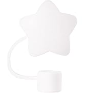 Silicone Straw Cover Cap for Cup, Star Shape Straw Topper Compatible with 10mm 30 and 40 Oz Tumbl...