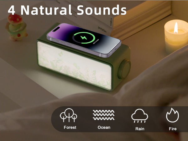 sound machine for sleep,sound machine with light,night light sound machine,rain sound machine