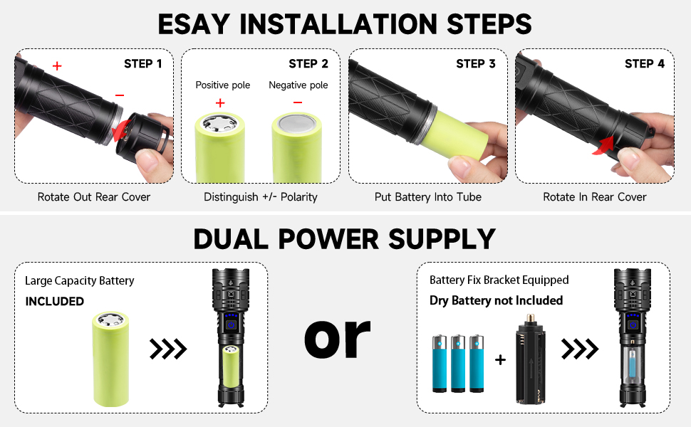 flashlights high lumens