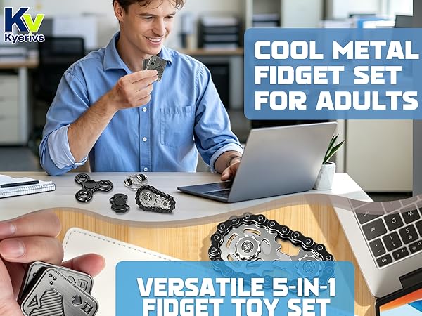 COOL METALFIDGET SETFOR ADULTS