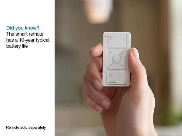 smart remote has 10 year battery life