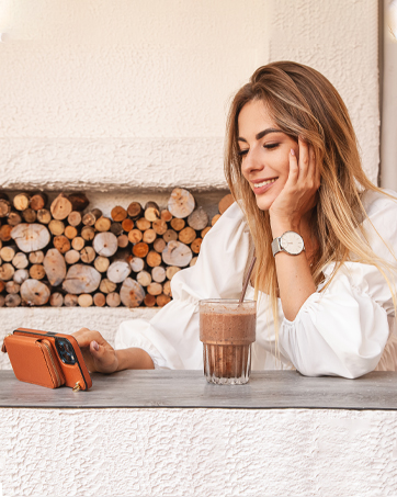 Multi-slots crossbody wallet case