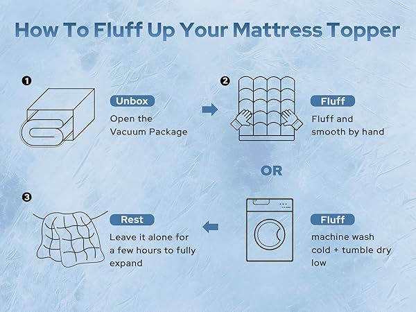 fluff up