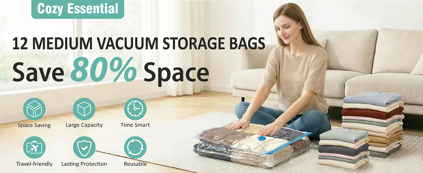 vacuum storage bags medium