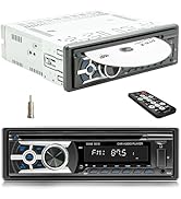 iFreme Single Din Car Stereo with Bluetooth Hands Free Calling,Car Radio with USB/TF/ MP3 Player/...