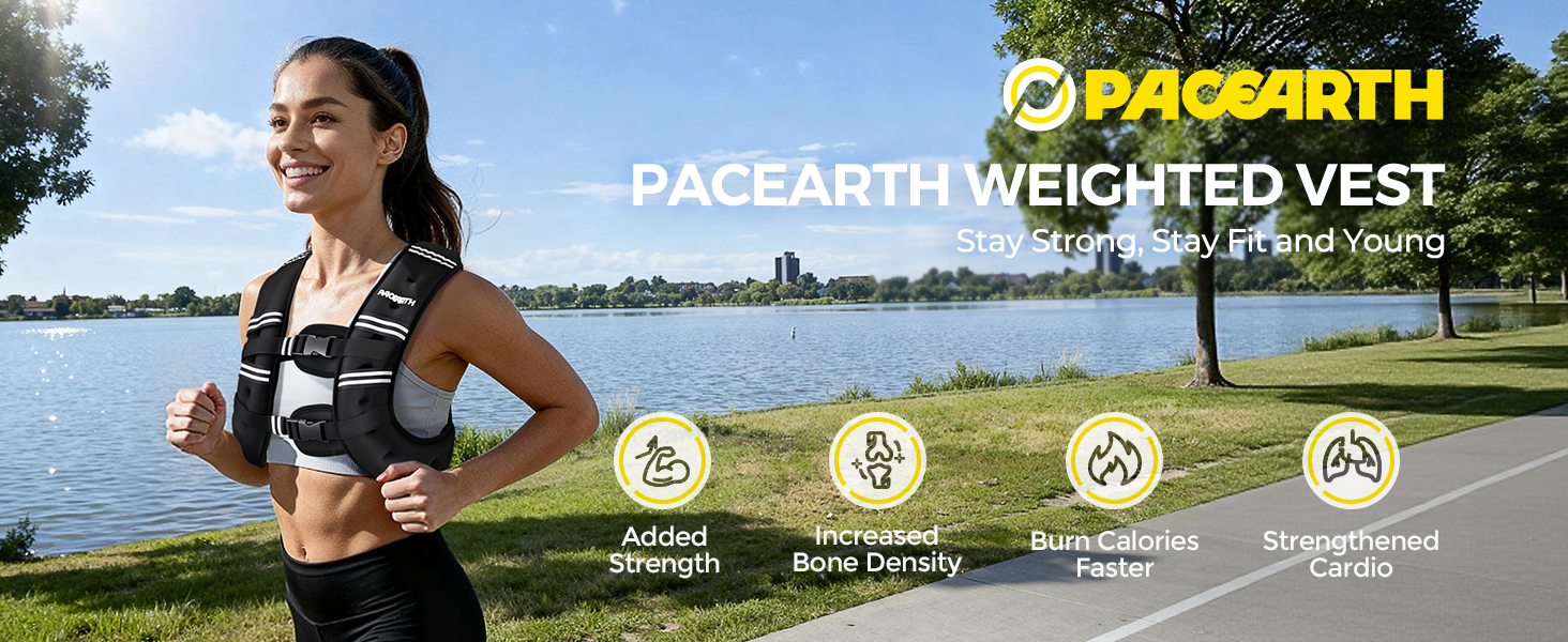 PACEARTH Weighted Vest for Women&amp;amp;Men