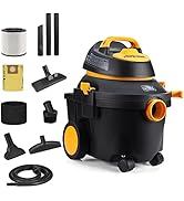 Shop-Vac 4 Gallon 5.5 Peak HP Wet/Dry Utility Vacuum with SVX2 Motor Technology, 3 in 1 Function ...