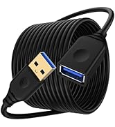 USB Extension Cable 6ft, 5Gbps Long USB 3.0 Extension Cord, Type A Male to Female Extender Cord H...