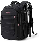 BAGSMART Camera Backpack, Expandable DSLR SLR Camera Bags for Photographers, Waterproof Photograp...