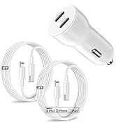 for iPhone 14 13 Car Charger,[MFi Certified]45W Dual Port USB C Rapid for Apple Car Adapter with ...
