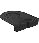 Minimalist Silicone Espresso Tamping Mat for Home Baristas | 5mm Thick Edge Drop Pad for Countert...