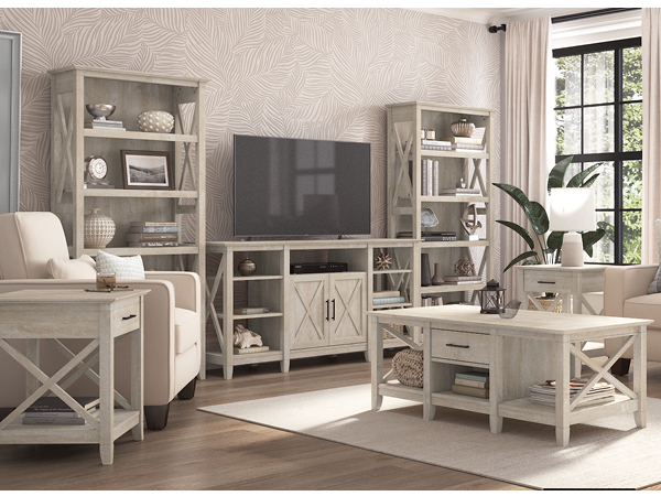 l shaped desk and chair bookcase bookshelf file cabinet under drawers storage home office farmhouse