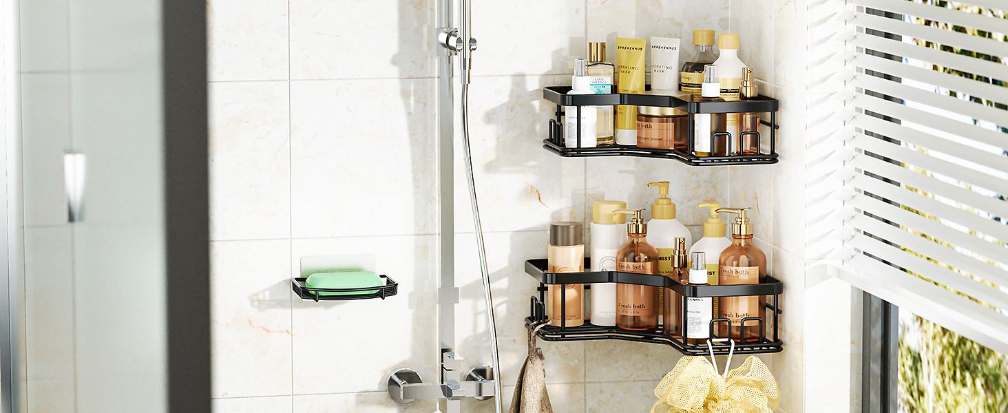 corner shower caddy