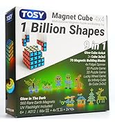 TOSY Magnet Cube 4x4 - 70 Blocks, 560 Magnets, Easter Birthday Gifts for Kids, Multipurpose: Crea...