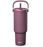 Ello Oasis Go+ 26oz Tumbler with Top Handle and Retracting Straw | Reusable Insulated Stainless S...
