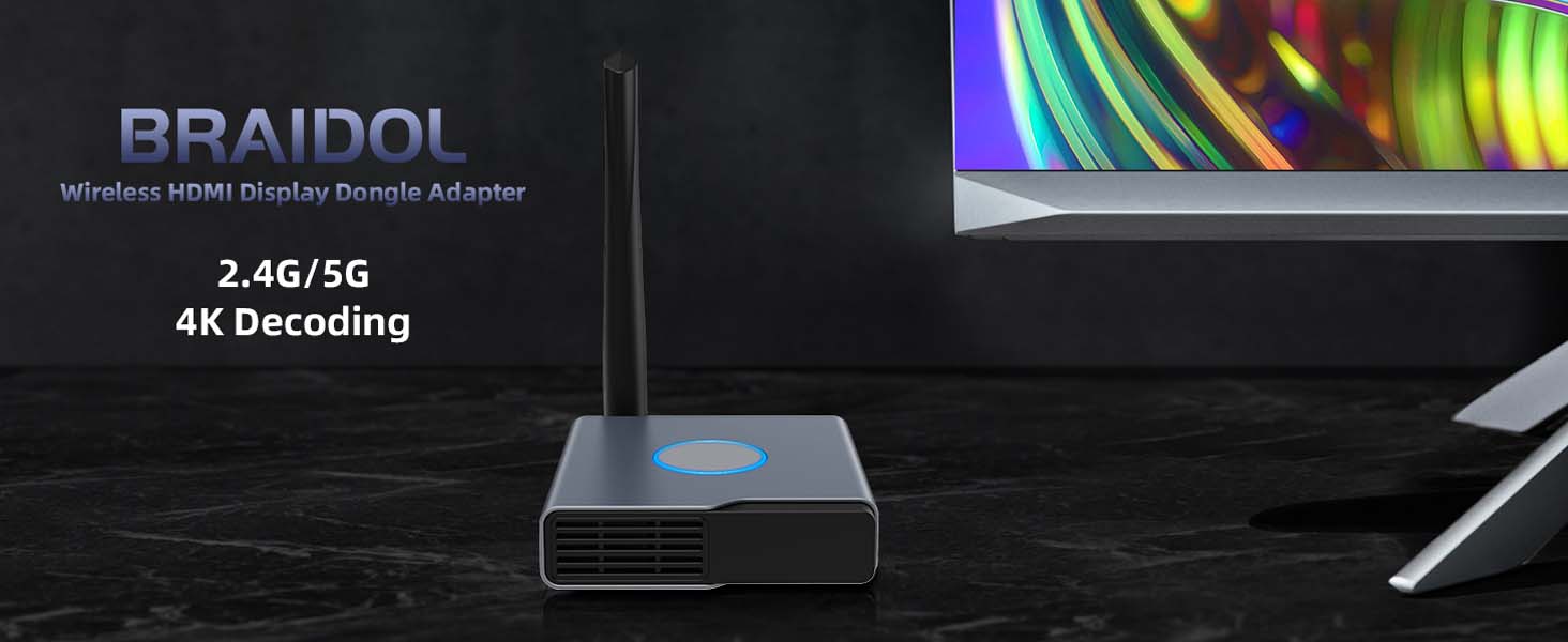 Wireless HDMI Display Dongle Adapter