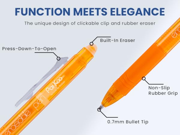 fine point erasable pens