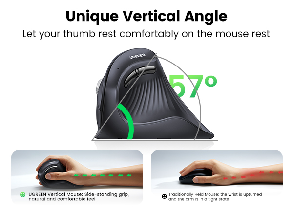wireless ergonomic mouse