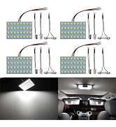 LivTee LED Interior Car Lights Accessories with 194 168 T10 / DE3175 / BA9S / 6418/211-2 578 Fest...