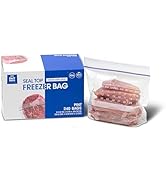 24/7 Bags- Sandwich Freezer Bags, 240 Count with Expandable Bottom and New Calendar Feature