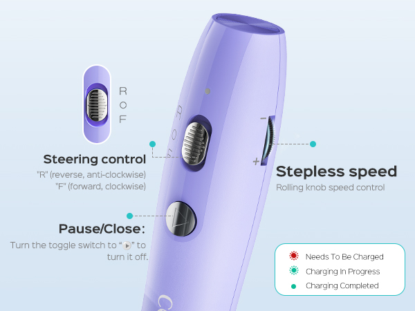 Electric Nail Drill Kit: Professional Stepless Speed Regulation
