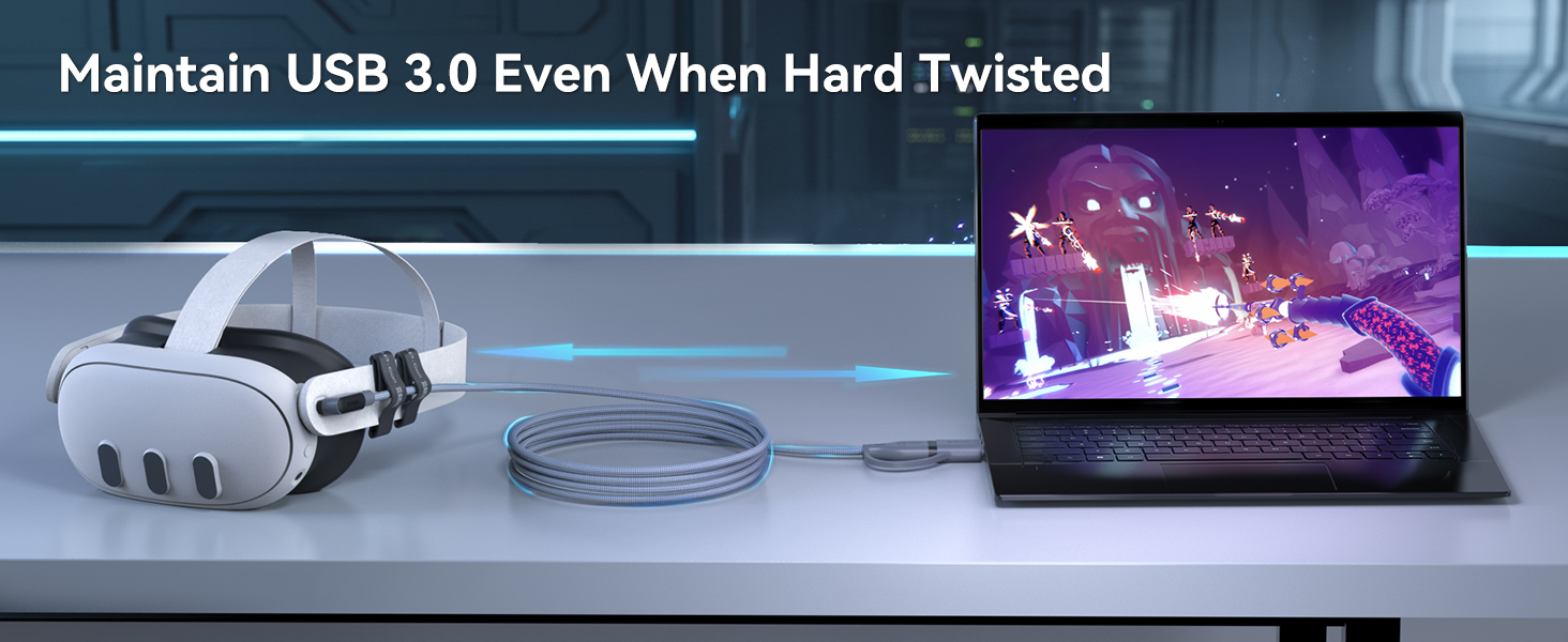 Maintain USB 3.0 Even When Hard Twisted