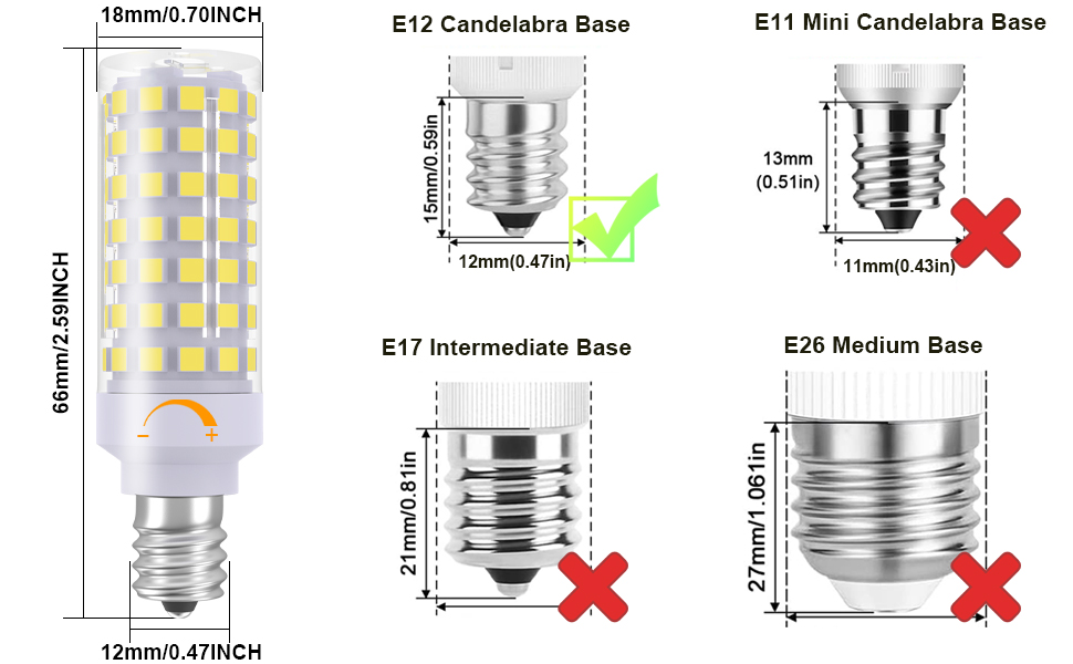 e12 bulb 60W led candelabra bulbs 60w led light bulbs