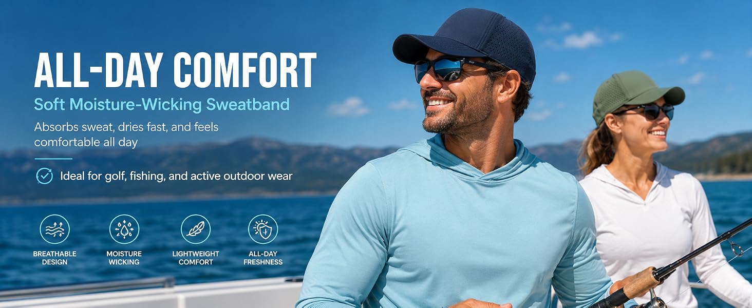 Unstructured Running Golf Hats