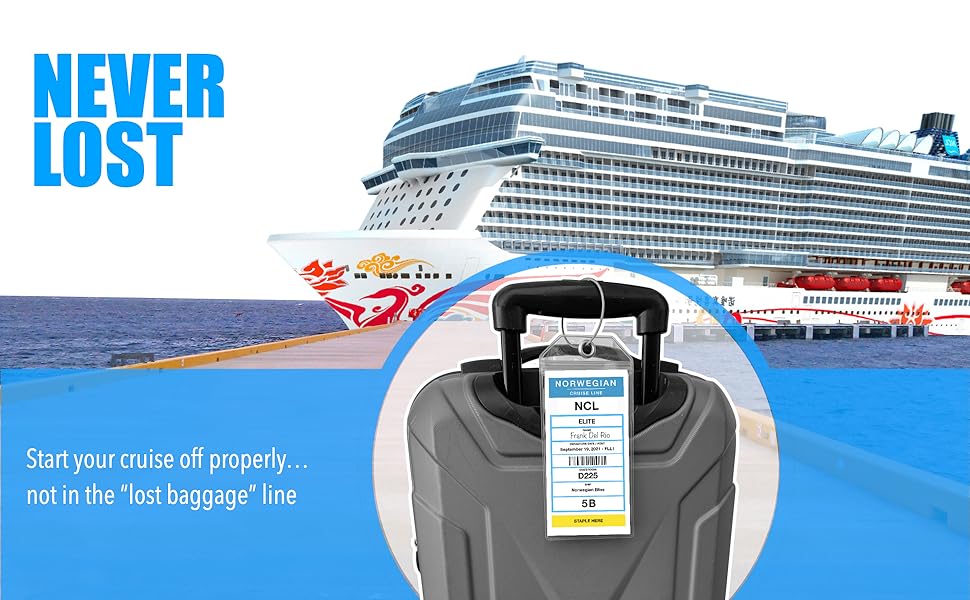 Norwegian Cruise Line Luggage Tags