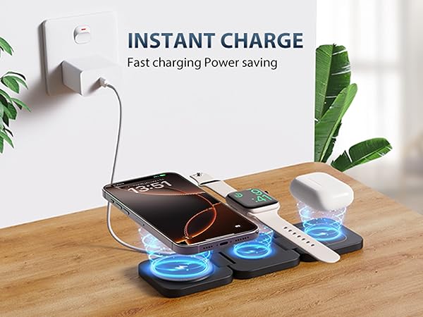 instant fast charge your iphone airpods apple watch