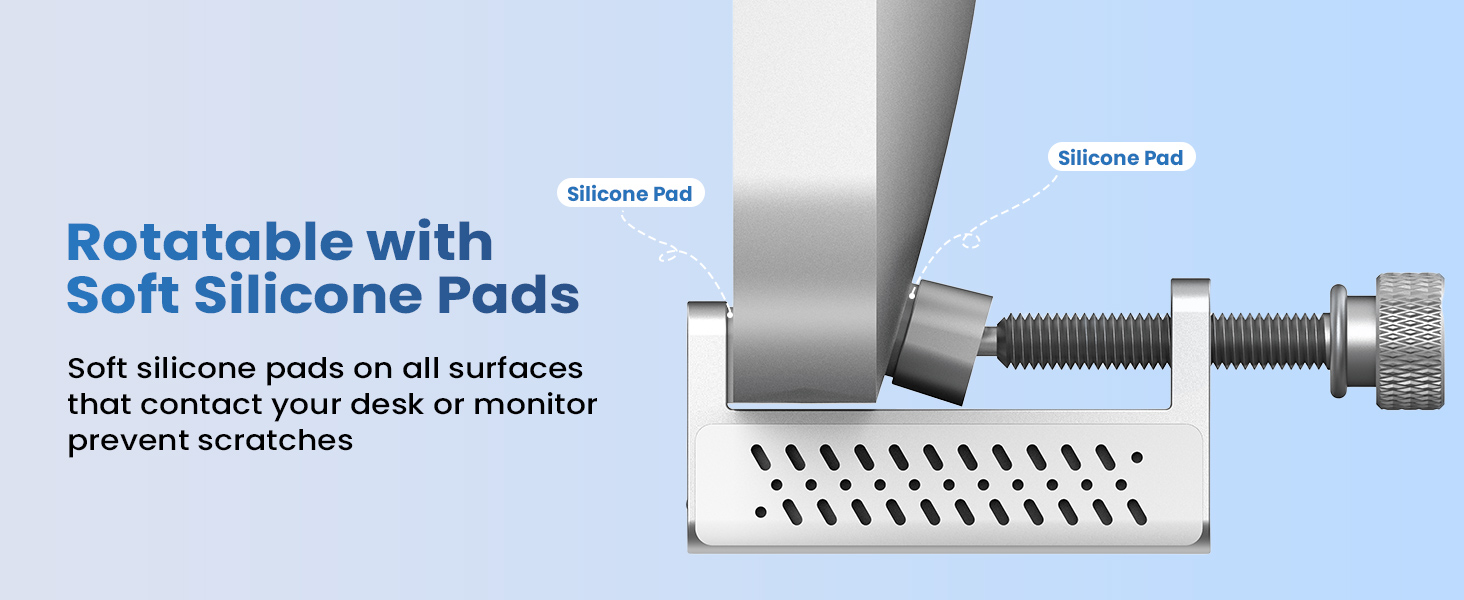 USB Hub with Silicone Pads