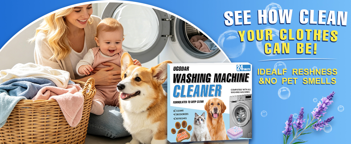 SEE HOW CLEAN YOUR CLOTHES CAN BE!