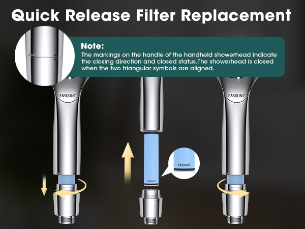 high pressure shower head with handheld