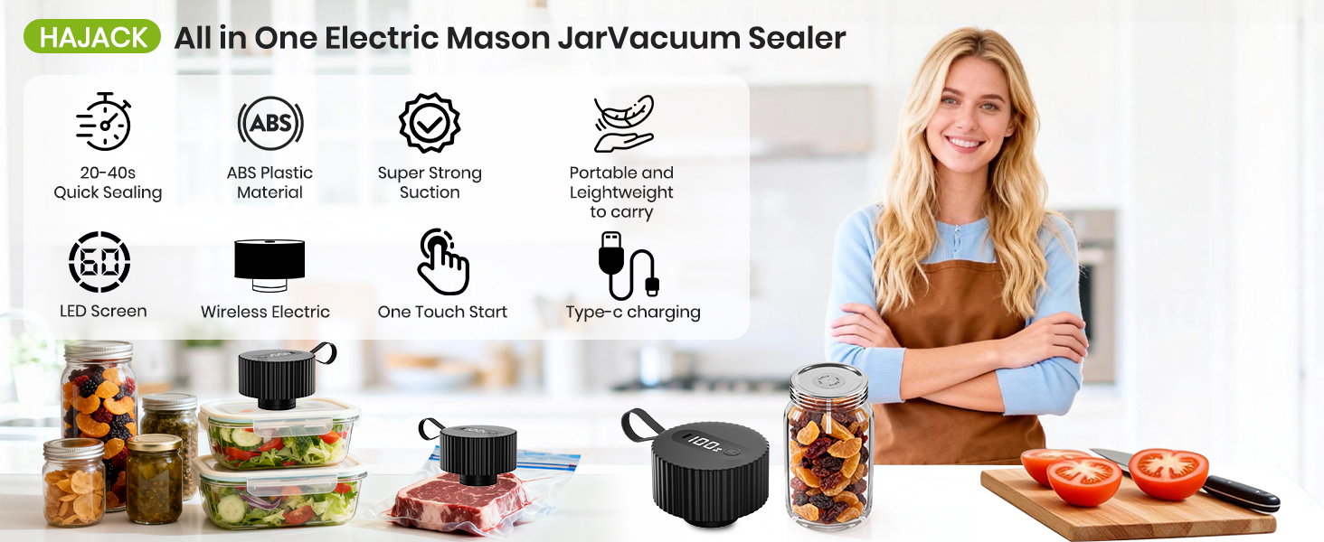 mason genie vacuum sealer kit