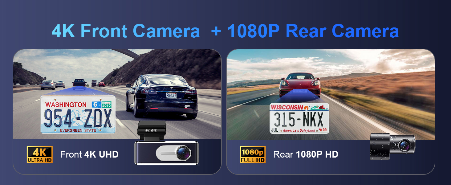 Dash Cam Front Rear