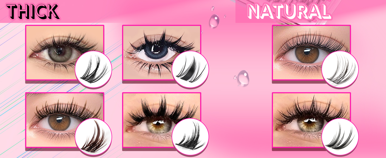 lash cluster natural eyelash cluster wispy cluster eyelash extensions managa lashes clusters fluffy