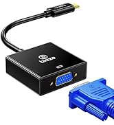 biaze USB-C to VGA Adapter, Plug-and-Play Type-C to VGA Converter for Phone, Laptops &amp; PC – 1080p...